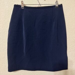 Vintage Michele Suit Skirt Size 8 Separate Navy Blue Pencil Skirt